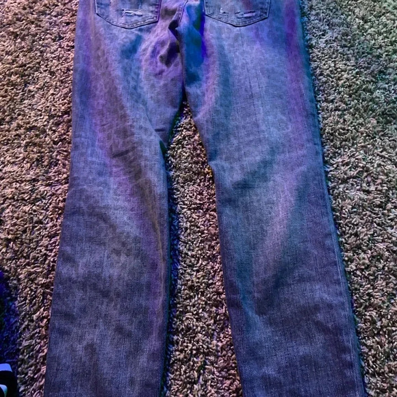 Current/Elliott The Stiletto Jeans in Denim Leopard Destroy Size 30 - Picture 11 of 15